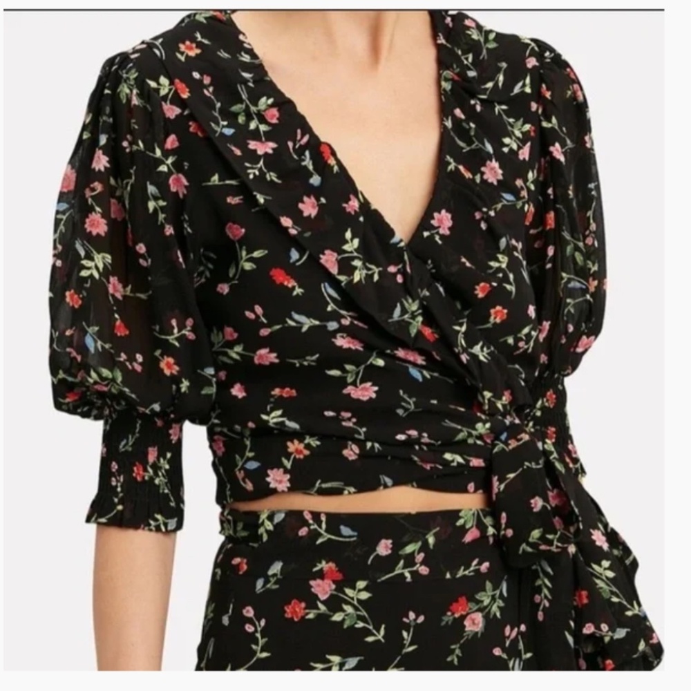 Ganni top and skirt set